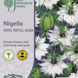 Mr Fothergills RHS Nigella Miss Jekyll Alba 700 Seeds