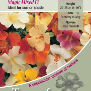 Kings Seeds Mimulus Magic Mixed F1 - 60 Seed